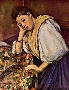 Paul Cezanne Junges italienisches Madchen oil painting on canvas